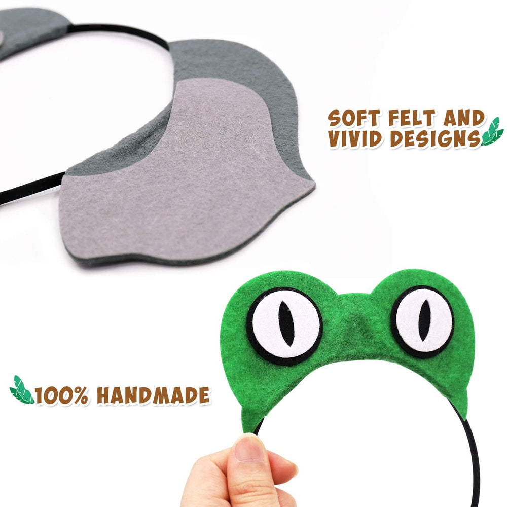 CiyvoLyeen jungle headband elephant—soft felt, lightweight wear for all ages.