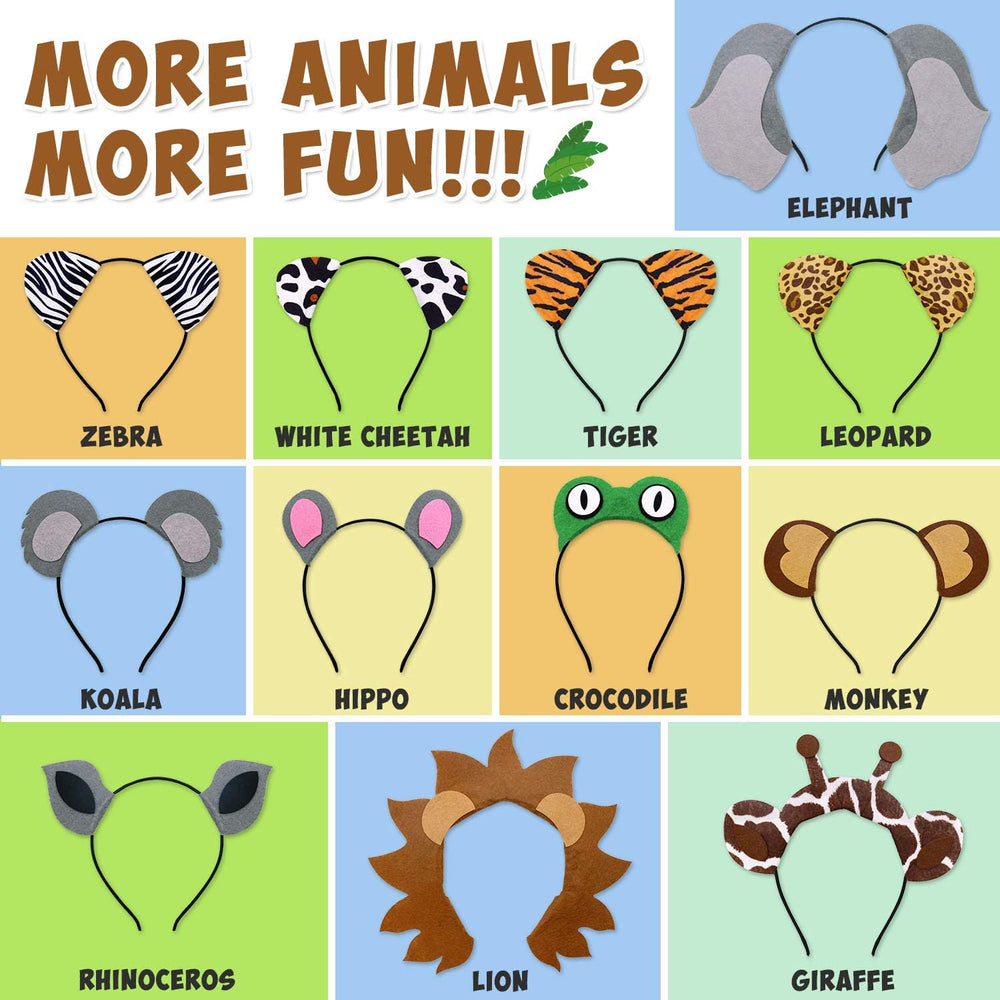 CiyvoLyeen jungle headband monkey—colorful accessory for jungle-themed celebrations.