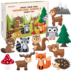CiyvoLyeen woodland animals patterns: kid-friendly sewing projects spark creativity and reward with tangible plush results.