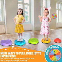 CL FUN Five piece balance stepping stones set ready for family activity