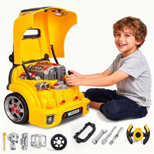 CL FUN large truck engine toy packaging shown, ideal for gifting and first impressions