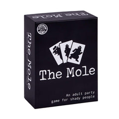 Clarendon Games The Mole box front showing quick setup for social gatherings