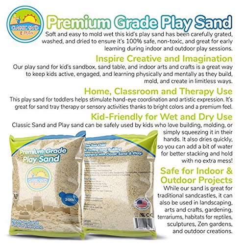 Classic Sand and Play sandbox castle in action for creative building