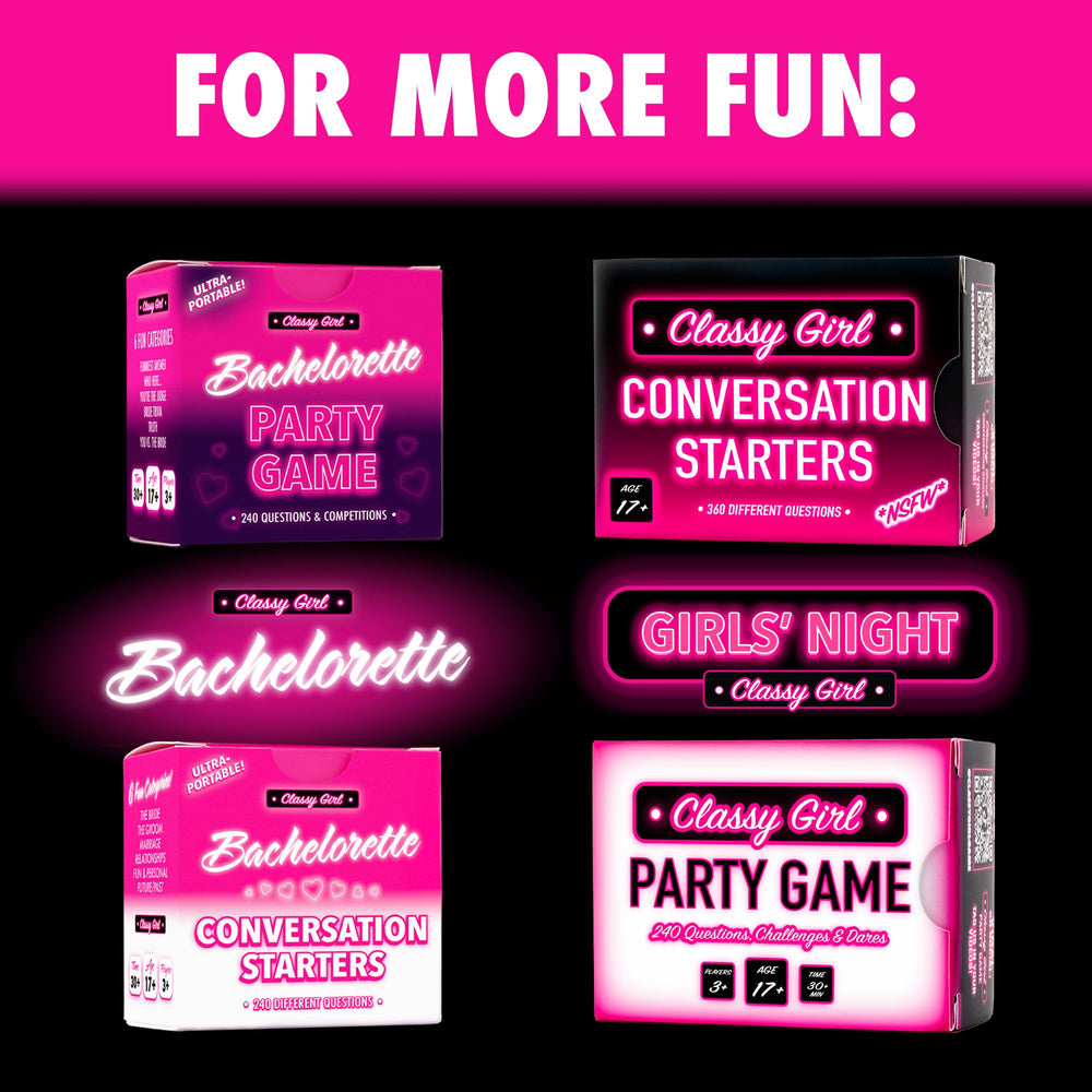Classy Girl party game essentials cards for effortless hosting.