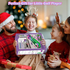 Clemas toy golf set tees for quick setup and practice.