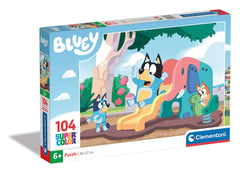 Clementoni Bluey Supercolor puzzle 104 pieces for engaging family play