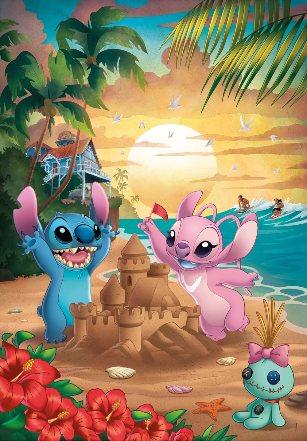 Clementoni Disney Stitch Puzzle poster included for easy planning and display.