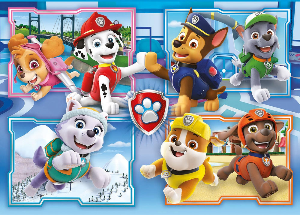 Paw Patrol puzzle dimensions 29x19 cm, supporting fine motor development