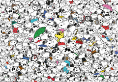 Clementoni Impossible Puzzle Peanuts completed at 70x50 cm, ready for display