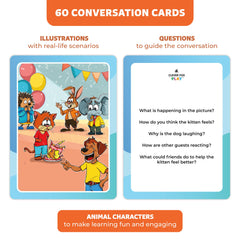 Clever Fox Play animal characters in relatable scenarios for engaging learning moments