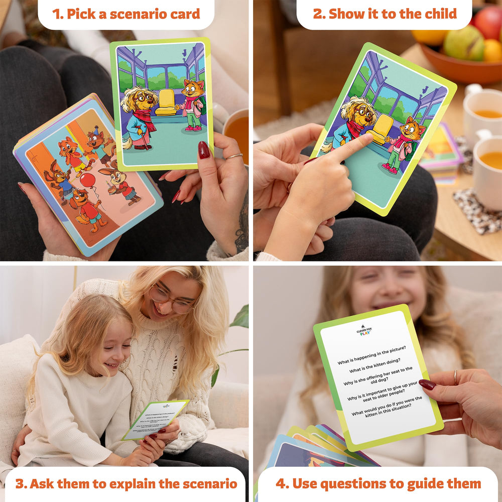 Clever Fox Play speech therapy cards tool for parents, teachers, and therapists