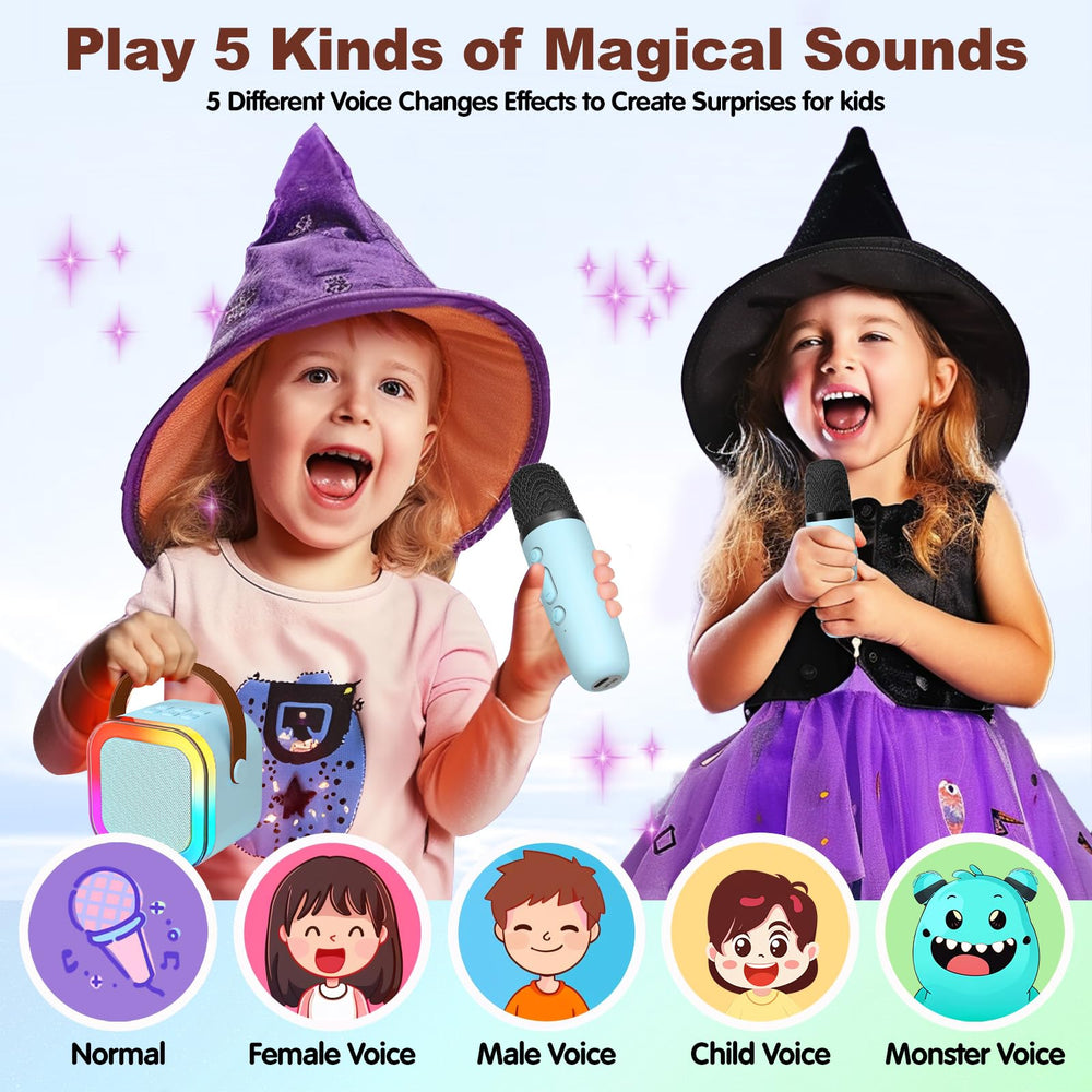 CL FUN dual mic setup enabling shared singing and laughter
