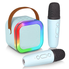 CL FUN mini karaoke blue machine for family sing-alongs