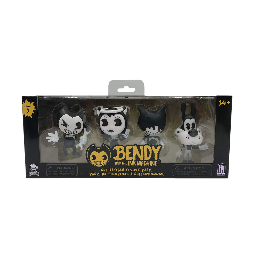 Click Bendy 2.5-inch collectible figure on shelf for avid fans.