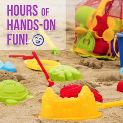 Click N' Play castle and shell molds for quick fort-building and design ideas