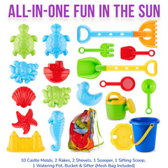 Click N' Play shovels enabling quick sand digging and creative builds