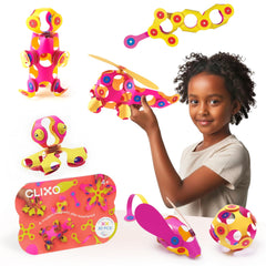 Clixo Crew 30-piece pack in hand showcases on-the-go creativity.