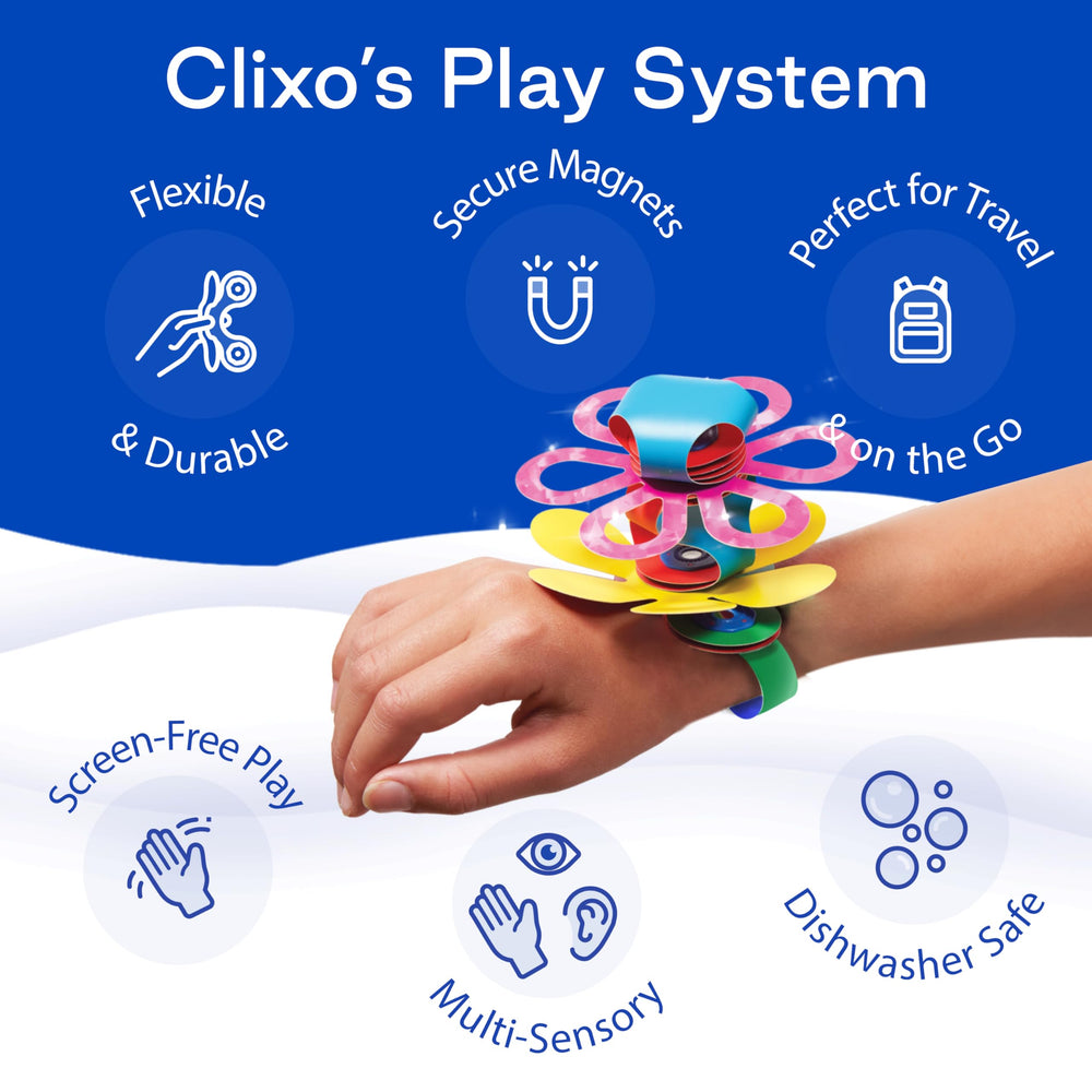 Clixo easy-transport and storage design for on-the-go learning.