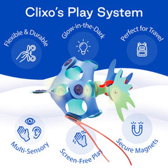 Clixo Ocean Creatures Pack safe, durable materials ensure lasting, non-toxic play.