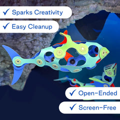 Clixo Ocean Creatures Pack underwater creatures assembled for storytelling adventures.