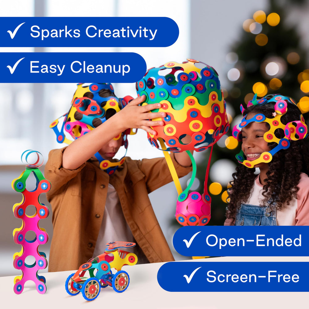 Clixo Wheel Creator Pack durable, recyclable materials support safe, long-lasting play.