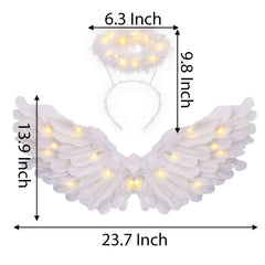 CLONG angel wings are lightweight, making long wear comfortable.