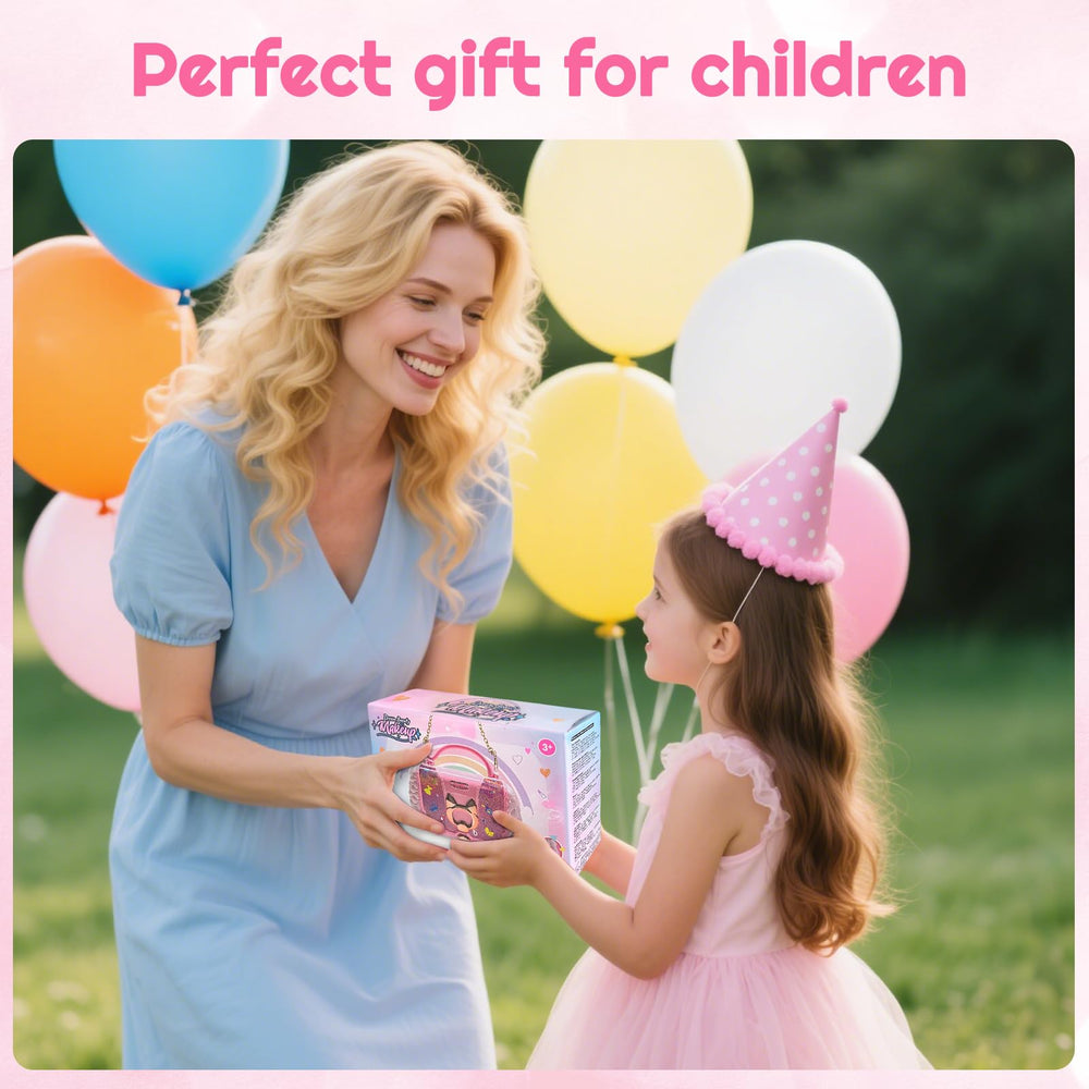 CLRDZN Kids Makeup Kit Hair Ties keep accessories tidy and ready