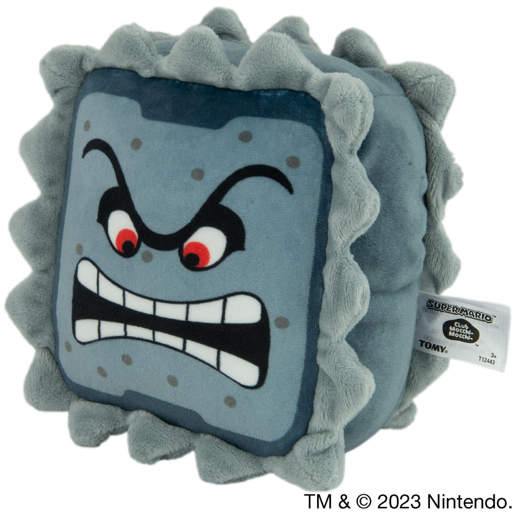 Club Mocchi Mocchi Mario plush, officially licensed, ideal as a gift for fans.