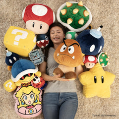 Club Mocchi Mocchi Super Mario plush, collectible item for shelves.