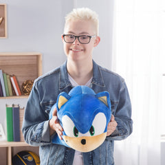 Club Mocchi Mocchi Sonic plush complements shelves and bedside décor.