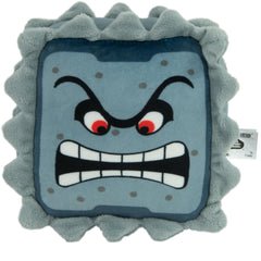 Club Mocchi Mocchi Thwomp plush, 6 inch, soft and huggable for cozy gaming rooms.