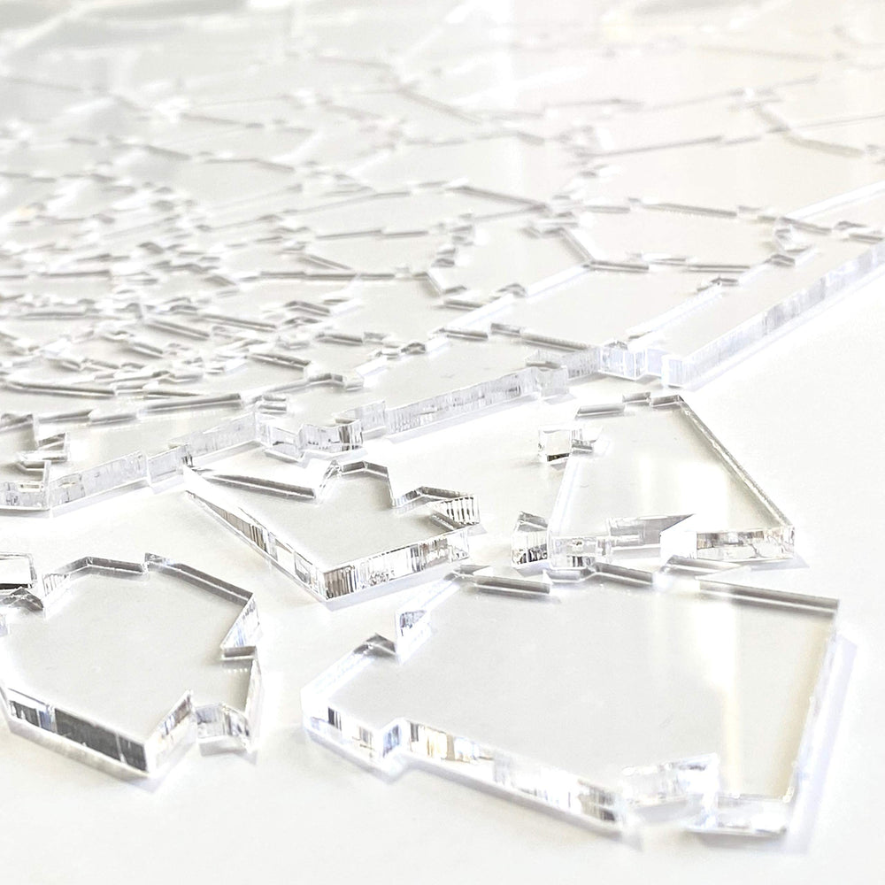 CM Originals Broken Glass Puzzle 10x10-inch size shown for table-top play.