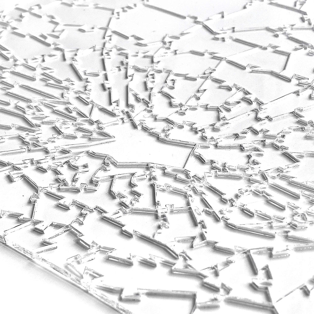 CM Originals Broken Glass Puzzle front-back challenge shot hints at orientation difficulty.