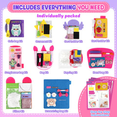 Cmiolacuna keyring craft highlights portable decors that kids can gift or attach to bags.