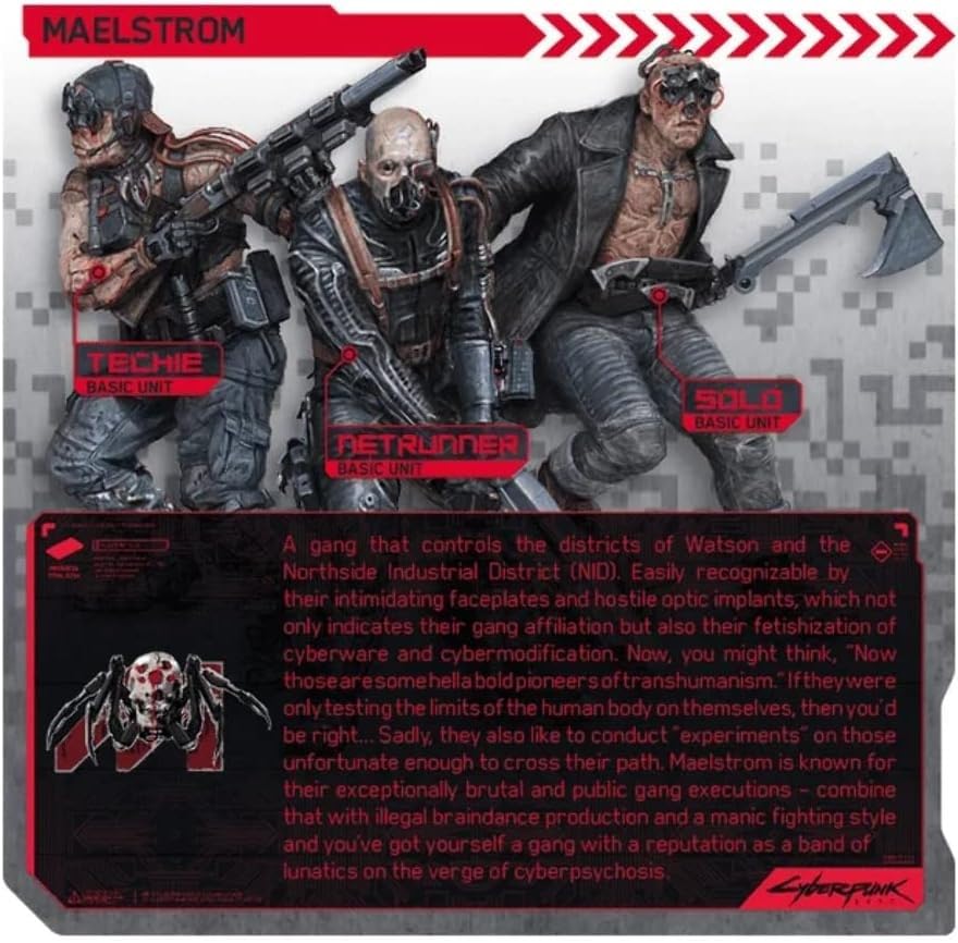 CMON Cyberpunk 2077 Gangs Night City box and rulebook convey depth, inviting strategic planning.