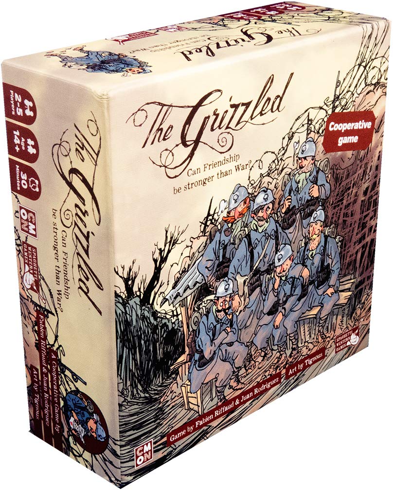 CMON The Grizzled front cover featuring soldiers entering the trench.