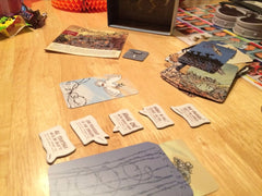 CMON The Grizzled frontline art heightens mood and tension at the table.