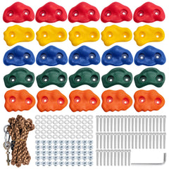 CMOOD rock holds kit assembly showing durable construction and quick setup