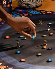 CMYK Lacuna board game play area ready for a calm strategy night.
