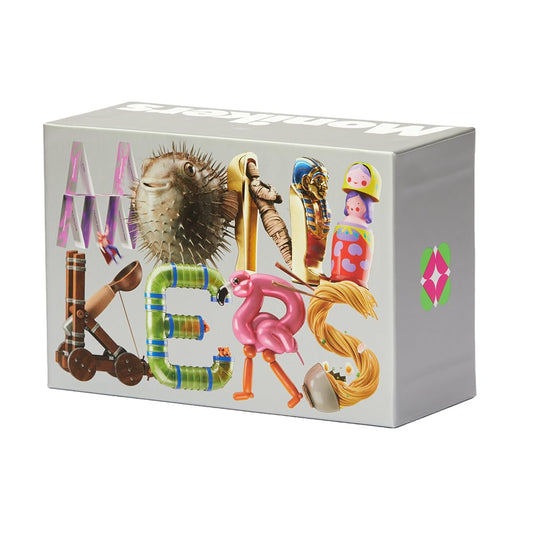 CMYK Monikers new-look box cover highlights instant party setup.
