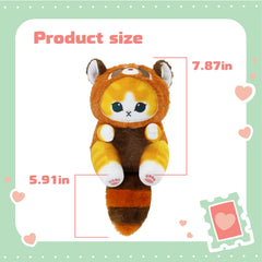CNAANA Kawaii Cat Red Panda Costume uses child-safe materials for safe play.