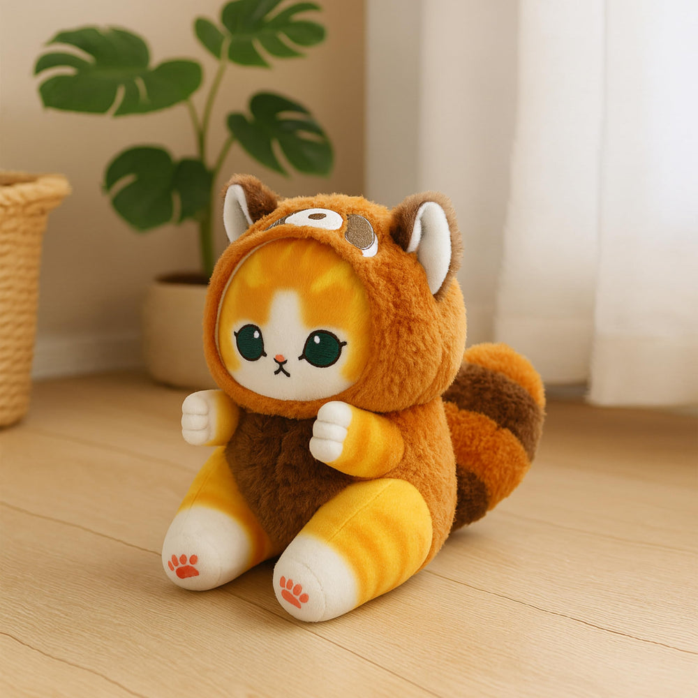CNAANA Red Panda Costume plush features high-quality stitching for durability.