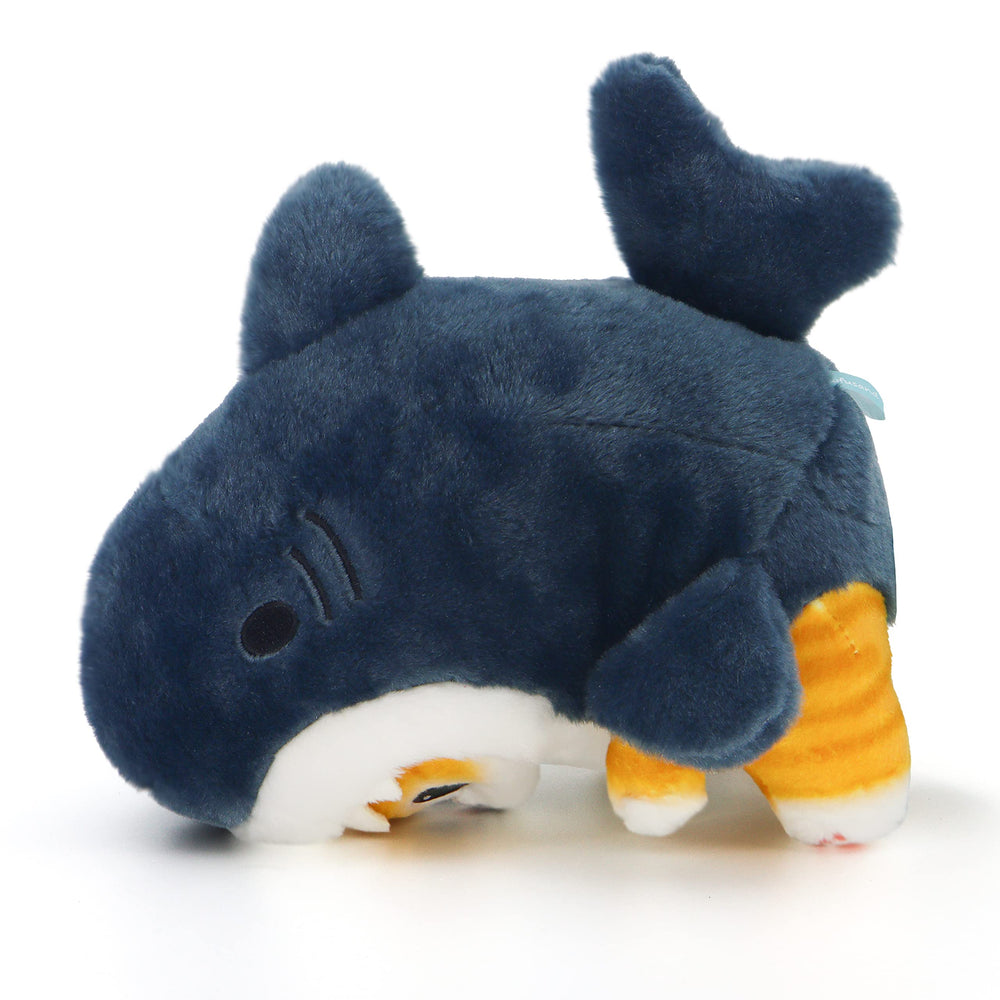 CNAANA Kawaii Shark Cat Plush Toy kid room decor, cute nautical flair.
