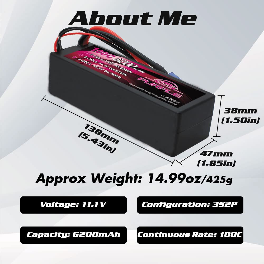 CNHL 11.1V 3S configuration for smooth acceleration in RC models