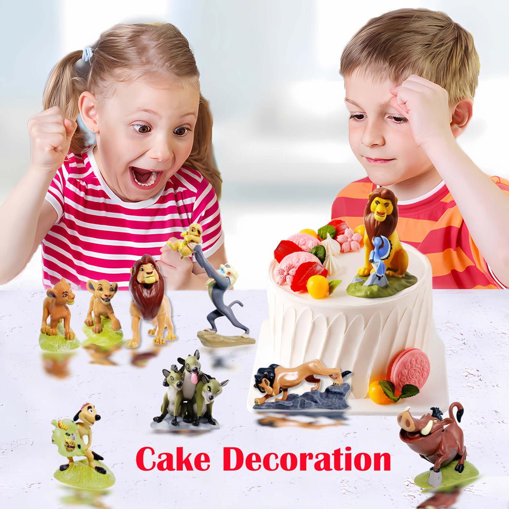 CNIUETYR four-inch tall figures provide versatile display options.