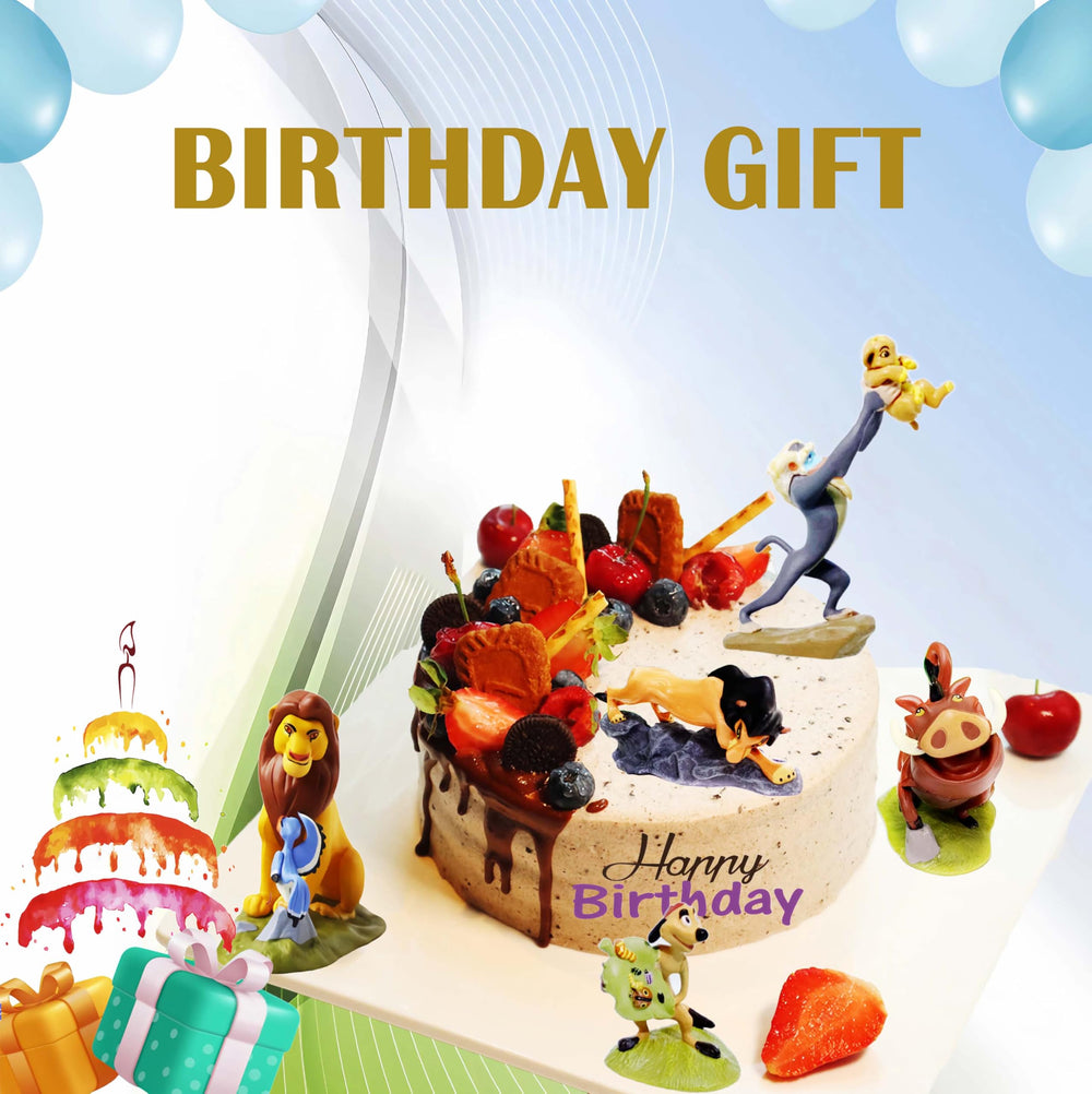 CNIUETYR tabletop decor figure set enhances party ambiance.