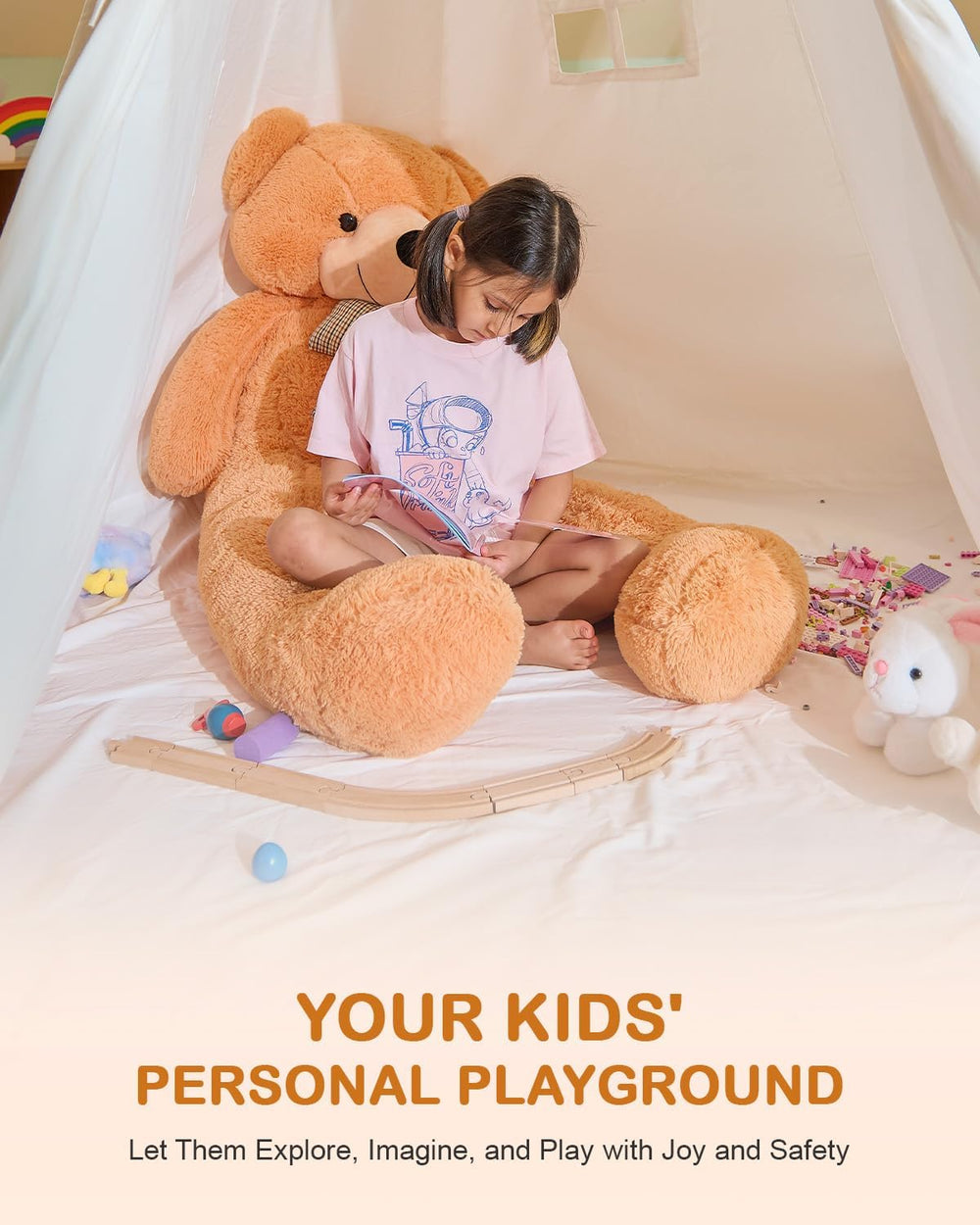 CO-Z teepee paintable white surface ideal for art projects