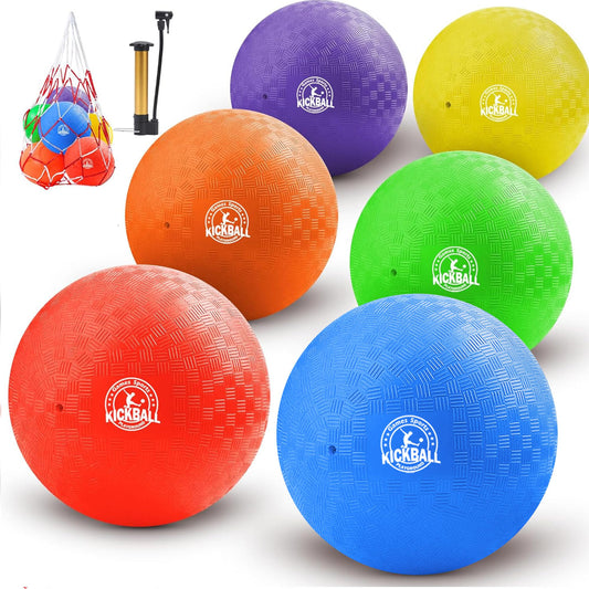 COAMZPARTY 10-inch kickball blue for outdoor dodgeball and kickball fun