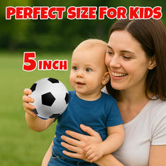 COAMZPARTY 5-inch basketball ball—soft, safe indoor fun promoting early coordination.