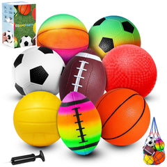 COAMZPARTY 5-inch soccer ball for toddlers with grip-friendly surface for confident play.